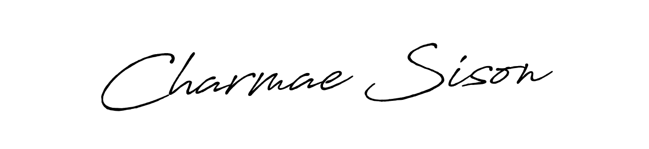 if you are searching for the best signature style for your name Charmae Sison. so please give up your signature search. here we have designed multiple signature styles  using Antro_Vectra_Bolder. Charmae Sison signature style 7 images and pictures png