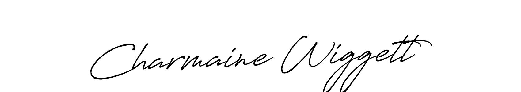 Make a beautiful signature design for name Charmaine Wiggett. Use this online signature maker to create a handwritten signature for free. Charmaine Wiggett signature style 7 images and pictures png
