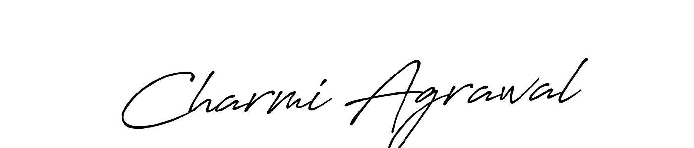 This is the best signature style for the Charmi Agrawal name. Also you like these signature font (Antro_Vectra_Bolder). Mix name signature. Charmi Agrawal signature style 7 images and pictures png