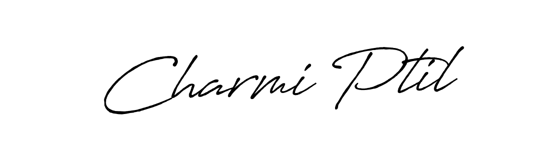 Make a beautiful signature design for name Charmi Ptil. Use this online signature maker to create a handwritten signature for free. Charmi Ptil signature style 7 images and pictures png