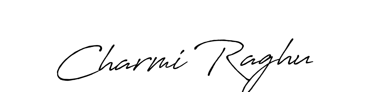 It looks lik you need a new signature style for name Charmi Raghu. Design unique handwritten (Antro_Vectra_Bolder) signature with our free signature maker in just a few clicks. Charmi Raghu signature style 7 images and pictures png