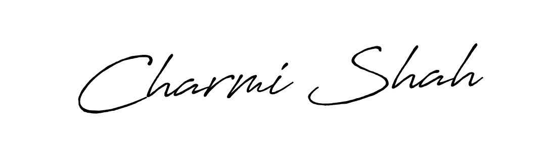 if you are searching for the best signature style for your name Charmi Shah. so please give up your signature search. here we have designed multiple signature styles  using Antro_Vectra_Bolder. Charmi Shah signature style 7 images and pictures png