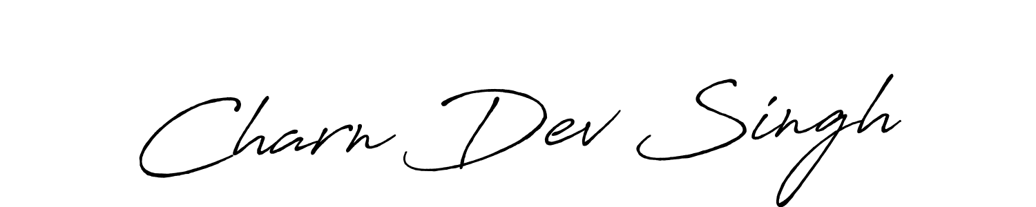 Similarly Antro_Vectra_Bolder is the best handwritten signature design. Signature creator online .You can use it as an online autograph creator for name Charn Dev Singh. Charn Dev Singh signature style 7 images and pictures png