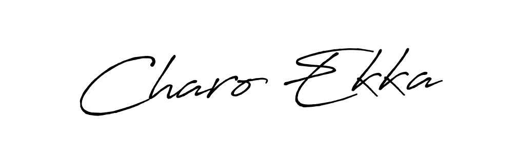 Antro_Vectra_Bolder is a professional signature style that is perfect for those who want to add a touch of class to their signature. It is also a great choice for those who want to make their signature more unique. Get Charo Ekka name to fancy signature for free. Charo Ekka signature style 7 images and pictures png