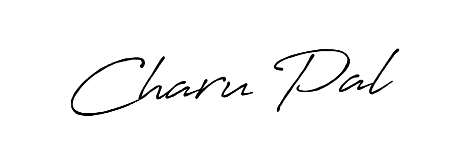 How to Draw Charu Pal signature style? Antro_Vectra_Bolder is a latest design signature styles for name Charu Pal. Charu Pal signature style 7 images and pictures png
