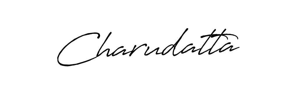 Make a beautiful signature design for name Charudatta. With this signature (Antro_Vectra_Bolder) style, you can create a handwritten signature for free. Charudatta signature style 7 images and pictures png