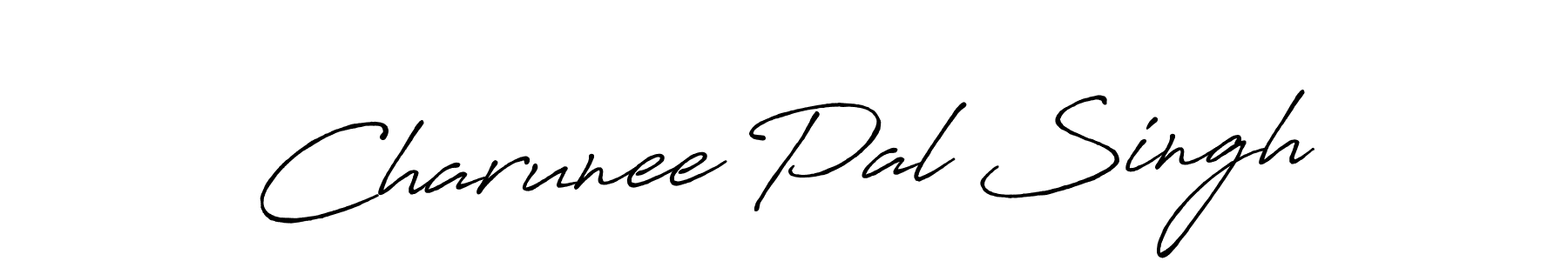 How to Draw Charunee Pal Singh signature style? Antro_Vectra_Bolder is a latest design signature styles for name Charunee Pal Singh. Charunee Pal Singh signature style 7 images and pictures png