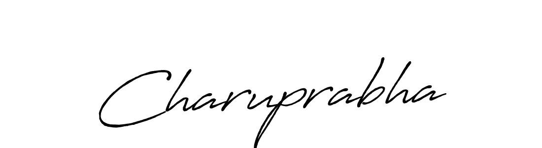 if you are searching for the best signature style for your name Charuprabha. so please give up your signature search. here we have designed multiple signature styles  using Antro_Vectra_Bolder. Charuprabha signature style 7 images and pictures png