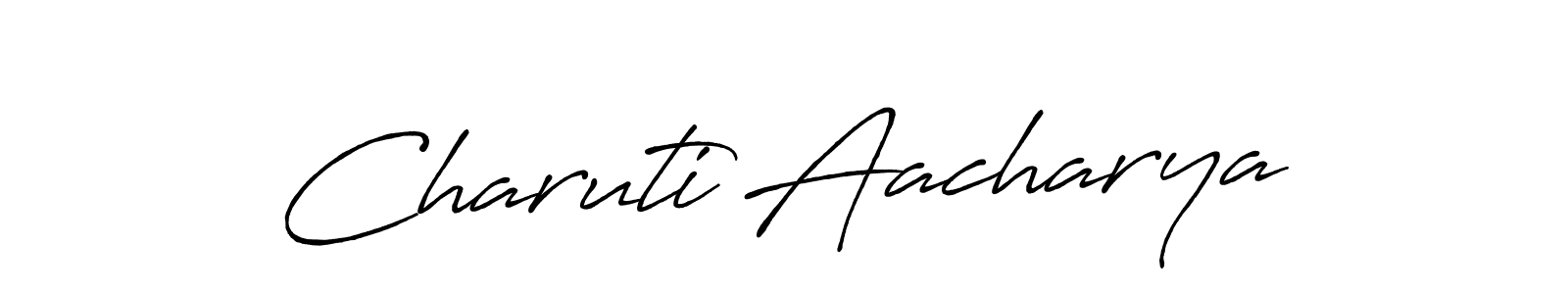 Make a beautiful signature design for name Charuti Aacharya. Use this online signature maker to create a handwritten signature for free. Charuti Aacharya signature style 7 images and pictures png