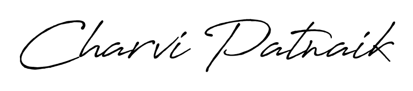 A classic penmanship look for Charvi Patnaik. The Antro_Vectra_Bolder font brings timeless elegance and confidence to every signed document. Charvi Patnaik signature style 7 images and pictures png