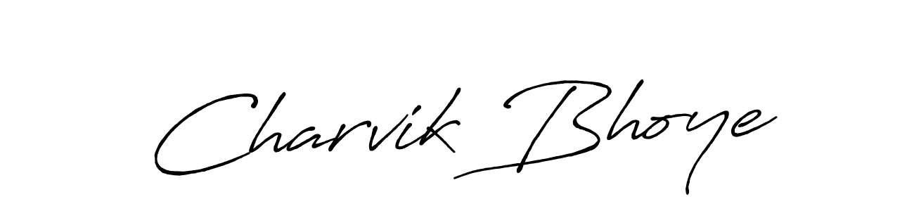 You can use this online signature creator to create a handwritten signature for the name Charvik Bhoye. This is the best online autograph maker. Charvik Bhoye signature style 7 images and pictures png