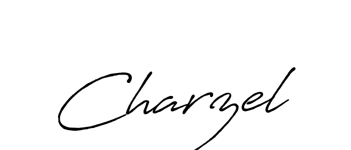 Similarly Antro_Vectra_Bolder is the best handwritten signature design. Signature creator online .You can use it as an online autograph creator for name Charzel. Charzel signature style 7 images and pictures png