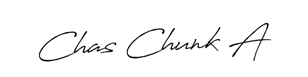 Design your own signature with our free online signature maker. With this signature software, you can create a handwritten (Antro_Vectra_Bolder) signature for name Chas Chunk A. Chas Chunk A signature style 7 images and pictures png