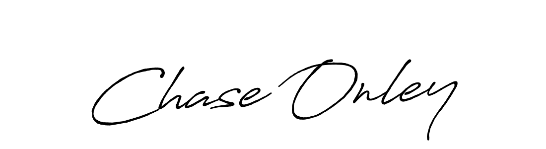 Chase Onley stylish signature style. Best Handwritten Sign (Antro_Vectra_Bolder) for my name. Handwritten Signature Collection Ideas for my name Chase Onley. Chase Onley signature style 7 images and pictures png
