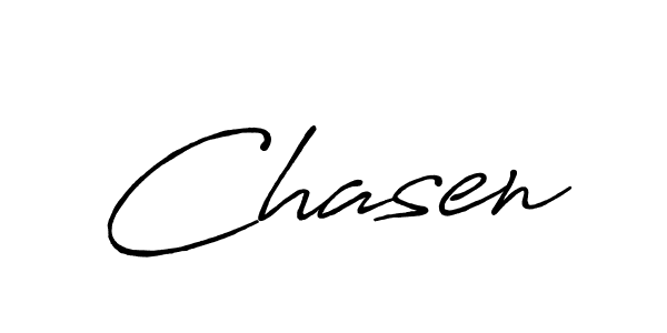 Create a beautiful signature design for name Chasen. With this signature (Antro_Vectra_Bolder) fonts, you can make a handwritten signature for free. Chasen signature style 7 images and pictures png