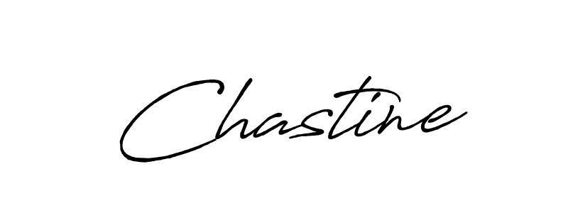 Chastine stylish signature style. Best Handwritten Sign (Antro_Vectra_Bolder) for my name. Handwritten Signature Collection Ideas for my name Chastine. Chastine signature style 7 images and pictures png