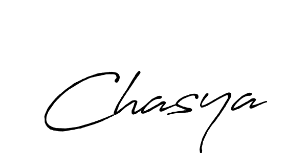 Create a beautiful signature design for name Chasya. With this signature (Antro_Vectra_Bolder) fonts, you can make a handwritten signature for free. Chasya signature style 7 images and pictures png