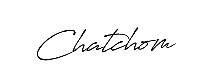 The best way (Antro_Vectra_Bolder) to make a short signature is to pick only two or three words in your name. The name Chatchom include a total of six letters. For converting this name. Chatchom signature style 7 images and pictures png