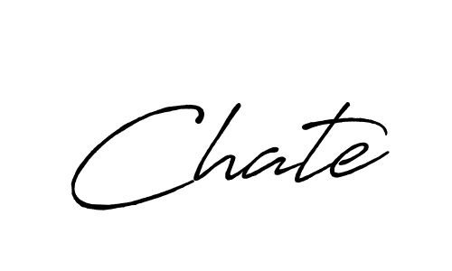 It looks lik you need a new signature style for name Chate. Design unique handwritten (Antro_Vectra_Bolder) signature with our free signature maker in just a few clicks. Chate signature style 7 images and pictures png