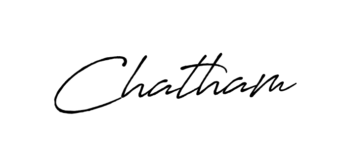 You should practise on your own different ways (Antro_Vectra_Bolder) to write your name (Chatham) in signature. don't let someone else do it for you. Chatham signature style 7 images and pictures png