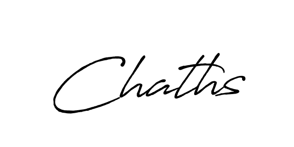 Also You can easily find your signature by using the search form. We will create Chaths name handwritten signature images for you free of cost using Antro_Vectra_Bolder sign style. Chaths signature style 7 images and pictures png