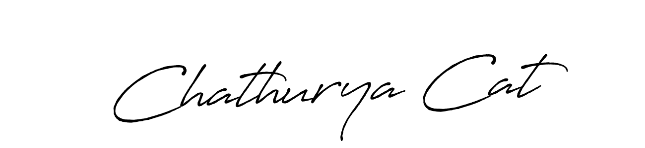Once you've used our free online signature maker to create your best signature Antro_Vectra_Bolder style, it's time to enjoy all of the benefits that Chathurya Cat name signing documents. Chathurya Cat signature style 7 images and pictures png