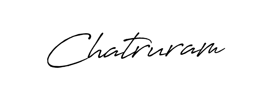 Design your own signature with our free online signature maker. With this signature software, you can create a handwritten (Antro_Vectra_Bolder) signature for name Chatruram. Chatruram signature style 7 images and pictures png