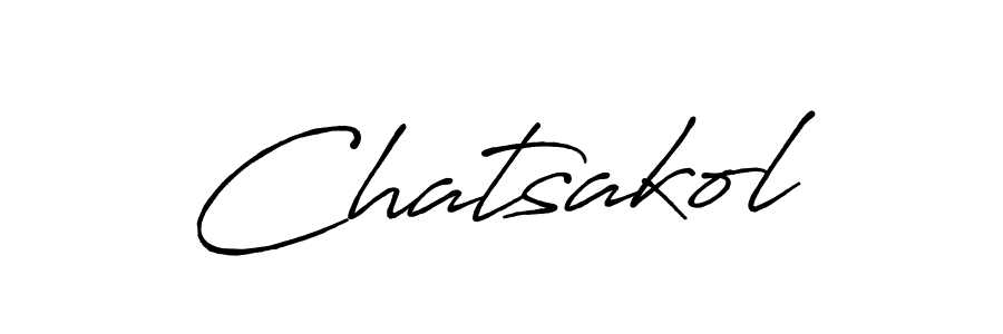 Also we have Chatsakol name is the best signature style. Create professional handwritten signature collection using Antro_Vectra_Bolder autograph style. Chatsakol signature style 7 images and pictures png