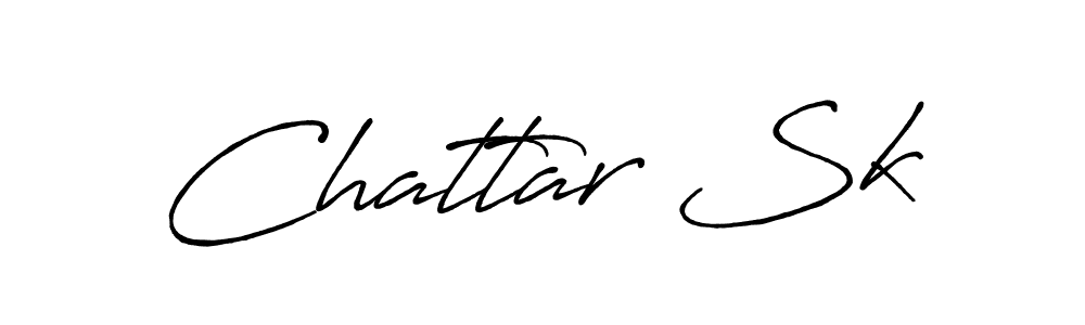 How to make Chattar Sk signature? Antro_Vectra_Bolder is a professional autograph style. Create handwritten signature for Chattar Sk name. Chattar Sk signature style 7 images and pictures png