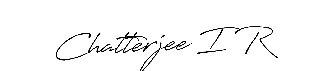 Once you've used our free online signature maker to create your best signature Antro_Vectra_Bolder style, it's time to enjoy all of the benefits that Chatterjee I R name signing documents. Chatterjee I R signature style 7 images and pictures png