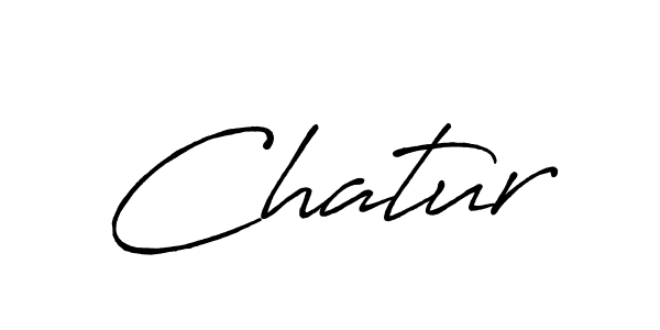 The best way (Antro_Vectra_Bolder) to make a short signature is to pick only two or three words in your name. The name Chatur include a total of six letters. For converting this name. Chatur signature style 7 images and pictures png