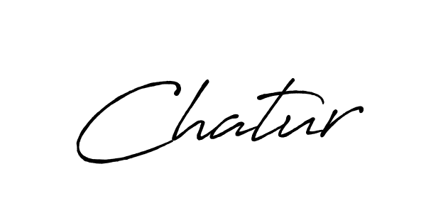 How to make Chatur name signature. Use Antro_Vectra_Bolder style for creating short signs online. This is the latest handwritten sign. Chatur signature style 7 images and pictures png