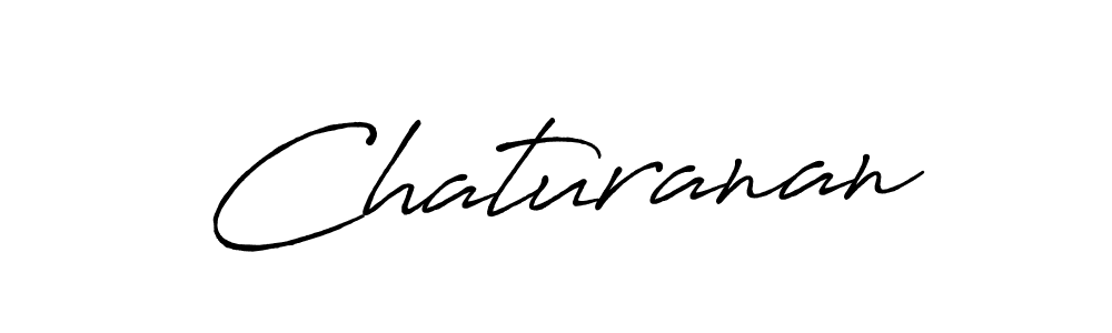 Chaturanan stylish signature style. Best Handwritten Sign (Antro_Vectra_Bolder) for my name. Handwritten Signature Collection Ideas for my name Chaturanan. Chaturanan signature style 7 images and pictures png