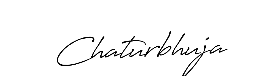 Chaturbhuja stylish signature style. Best Handwritten Sign (Antro_Vectra_Bolder) for my name. Handwritten Signature Collection Ideas for my name Chaturbhuja. Chaturbhuja signature style 7 images and pictures png