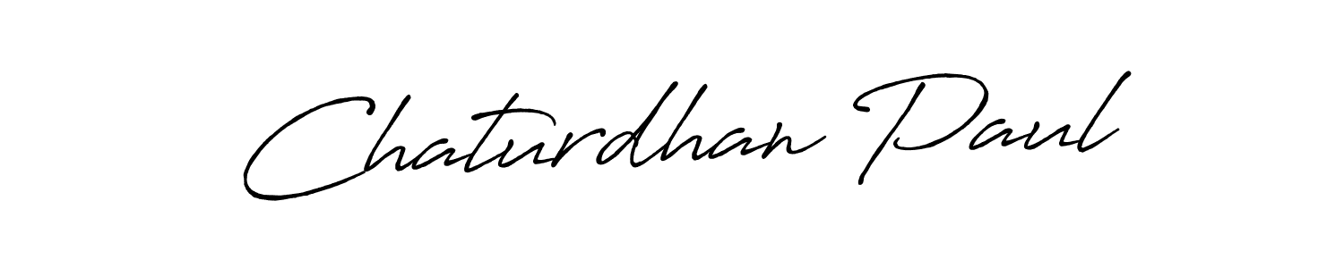 How to make Chaturdhan Paul signature? Antro_Vectra_Bolder is a professional autograph style. Create handwritten signature for Chaturdhan Paul name. Chaturdhan Paul signature style 7 images and pictures png