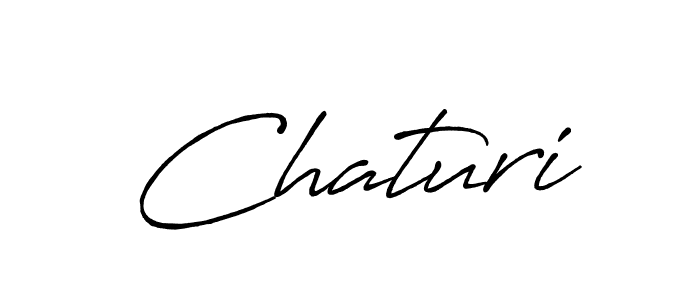 Also we have Chaturi name is the best signature style. Create professional handwritten signature collection using Antro_Vectra_Bolder autograph style. Chaturi signature style 7 images and pictures png