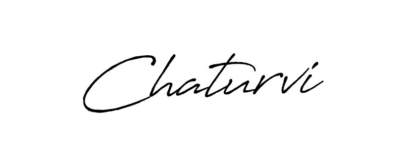 Chaturvi stylish signature style. Best Handwritten Sign (Antro_Vectra_Bolder) for my name. Handwritten Signature Collection Ideas for my name Chaturvi. Chaturvi signature style 7 images and pictures png