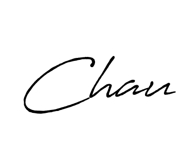 Design your own signature with our free online signature maker. With this signature software, you can create a handwritten (Antro_Vectra_Bolder) signature for name Chau. Chau signature style 7 images and pictures png
