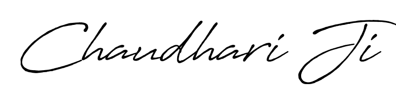 The Antro_Vectra_Bolder font gives name Chaudhari Ji a signature that looks effortless yet distinguished. Download high-res PNG instantly. Chaudhari Ji signature style 7 images and pictures png
