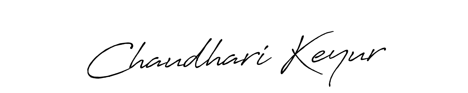 Antro_Vectra_Bolder is a professional signature style that is perfect for those who want to add a touch of class to their signature. It is also a great choice for those who want to make their signature more unique. Get Chaudhari Keyur name to fancy signature for free. Chaudhari Keyur signature style 7 images and pictures png