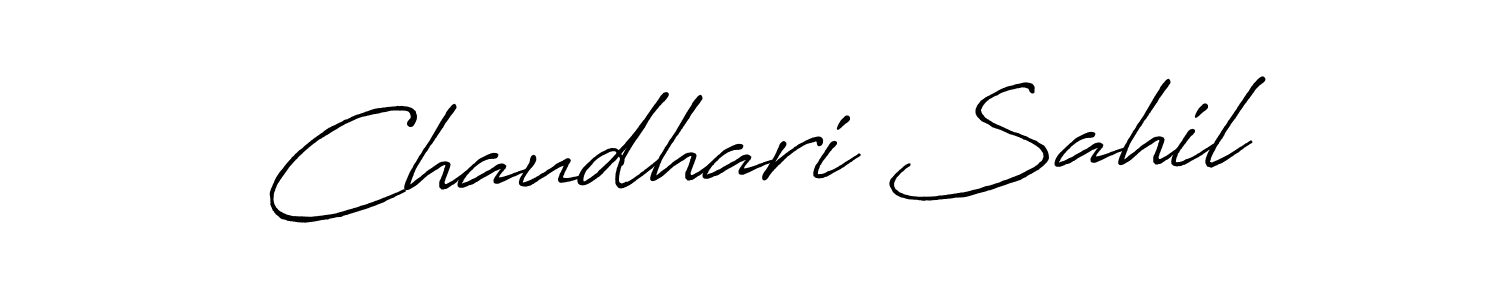 You should practise on your own different ways (Antro_Vectra_Bolder) to write your name (Chaudhari Sahil) in signature. don't let someone else do it for you. Chaudhari Sahil signature style 7 images and pictures png