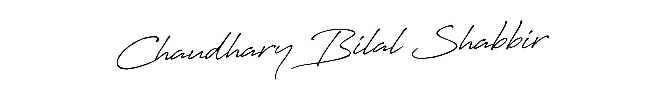 Design your own signature with our free online signature maker. With this signature software, you can create a handwritten (Antro_Vectra_Bolder) signature for name Chaudhary Bilal Shabbir. Chaudhary Bilal Shabbir signature style 7 images and pictures png