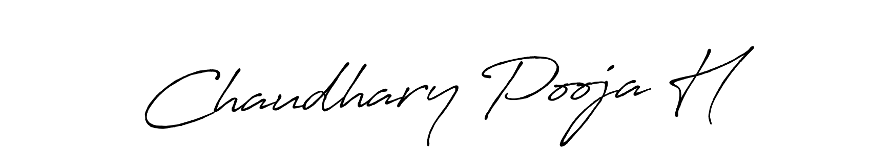 Once you've used our free online signature maker to create your best signature Antro_Vectra_Bolder style, it's time to enjoy all of the benefits that Chaudhary Pooja H name signing documents. Chaudhary Pooja H signature style 7 images and pictures png