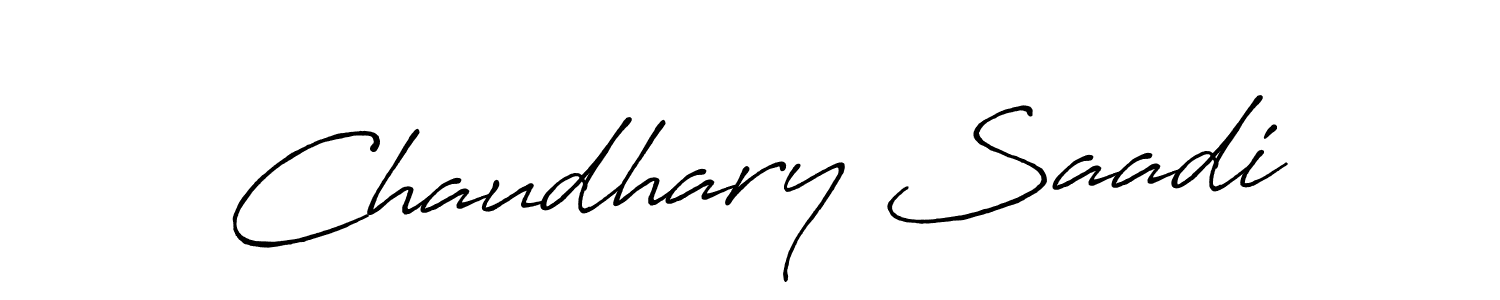 Best and Professional Signature Style for Chaudhary Saadi. Antro_Vectra_Bolder Best Signature Style Collection. Chaudhary Saadi signature style 7 images and pictures png