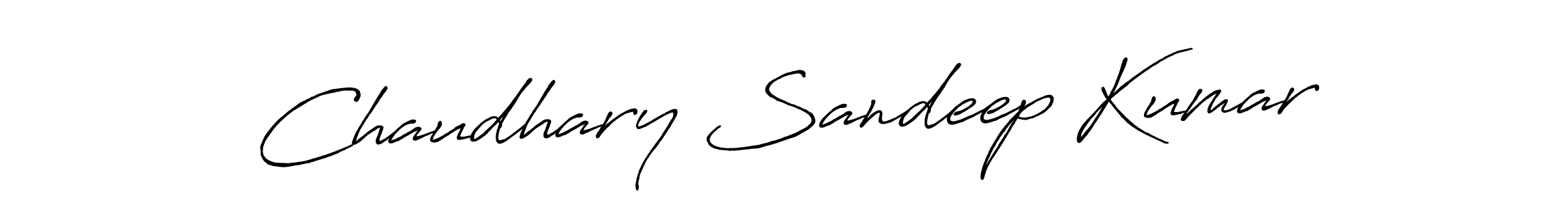 Chaudhary Sandeep Kumar stylish signature style. Best Handwritten Sign (Antro_Vectra_Bolder) for my name. Handwritten Signature Collection Ideas for my name Chaudhary Sandeep Kumar. Chaudhary Sandeep Kumar signature style 7 images and pictures png
