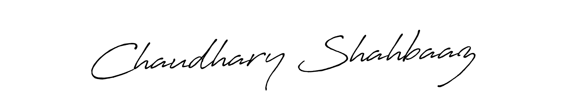 How to Draw Chaudhary Shahbaaz signature style? Antro_Vectra_Bolder is a latest design signature styles for name Chaudhary Shahbaaz. Chaudhary Shahbaaz signature style 7 images and pictures png