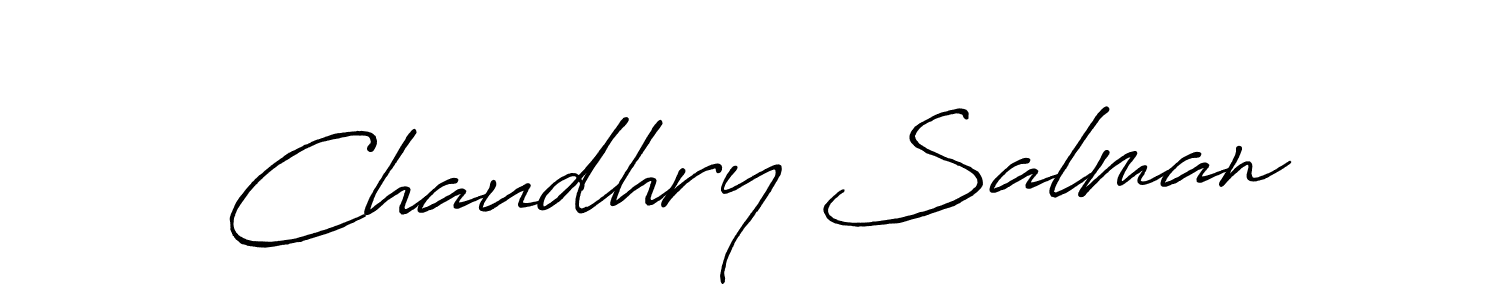 How to Draw Chaudhry Salman signature style? Antro_Vectra_Bolder is a latest design signature styles for name Chaudhry Salman. Chaudhry Salman signature style 7 images and pictures png