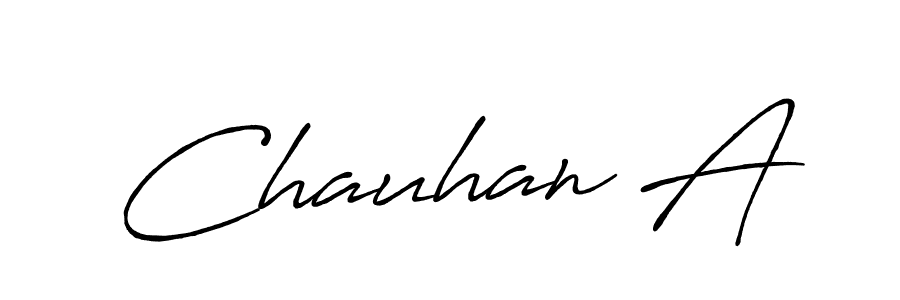 Best and Professional Signature Style for Chauhan A. Antro_Vectra_Bolder Best Signature Style Collection. Chauhan A signature style 7 images and pictures png