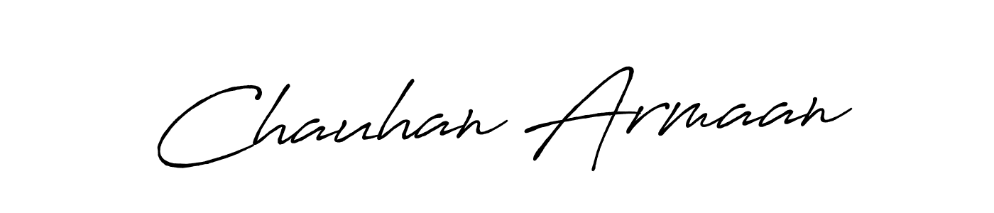 It looks lik you need a new signature style for name Chauhan Armaan. Design unique handwritten (Antro_Vectra_Bolder) signature with our free signature maker in just a few clicks. Chauhan Armaan signature style 7 images and pictures png