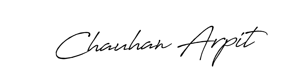 Make a beautiful signature design for name Chauhan Arpit. Use this online signature maker to create a handwritten signature for free. Chauhan Arpit signature style 7 images and pictures png